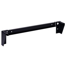 1U Vertical Wall Mount Rack - Heavy Duty 125lbs Capacity Vertical Mounting Br...