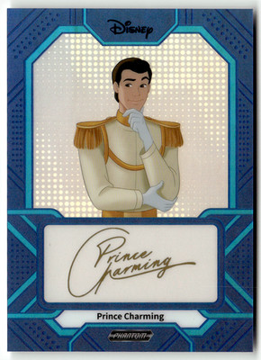 Kakawow Disney Phantom 2025 PD-SBU-22 Prince Charming Script Auto Blue 31/175