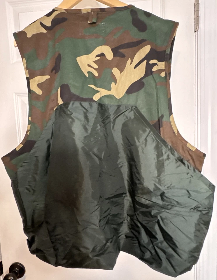 Game Winner Hunting Vest Men's 2X Woodland Camo Pockets - Image 4 of 4