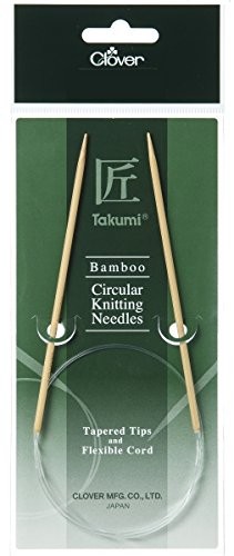 Rundstricknadel 100 Cm 3,50 Mm Bambus Clover Takumi Stricknadeln-image