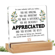 Inspirational Appreciation Gifts,Thank You Gifts for Women Men - Employee,Bos...