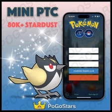 Pokémon PTC GO - Shiny Rookidee - 80K Stardust✨Read Description✨