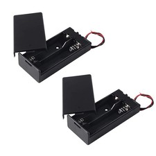 2Pcs18650 Battery Storage Case 2 Slots x 3.7V for 2x18650 Batteries Holder Bo...