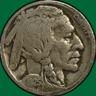 1925-D Buffalo Nickel Very Good VG Coin, Scratch #39158