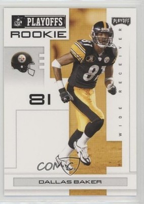 2007 Playoff NFL Playoffs Rookie Black 162/199 Dallas Baker #151 Rookie RC 0b6