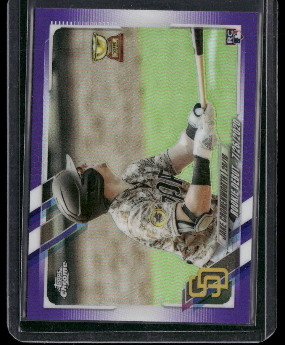 2021 Topps Chrome Update #USC25 Jake Cronenworth Purple Refractor
