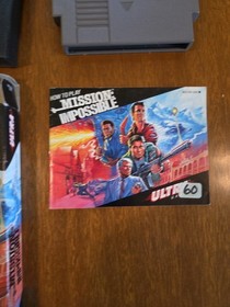 Mission: Impossible Nes Nintendo. Tested Works.