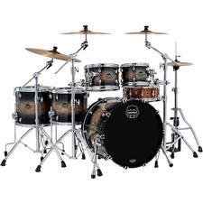 Mapex Saturn VI Studioease 5-Piece Shell Pack with 22" Bass Drum Black Ink Burst
