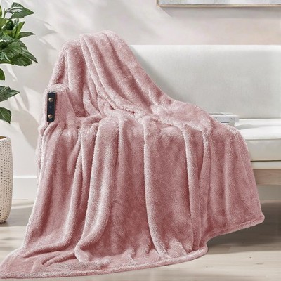 Plush Fuzzy Fleece Throw Blanket Extra Large, Super Soft Fluffy and Warm Blanket