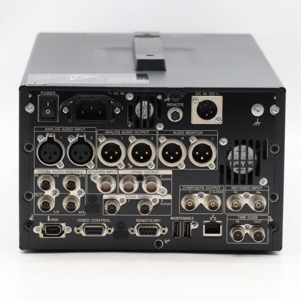 SONY　ソニー　XDCAM　HD422　PDW-HD1500 Sony PDW-HD1500 XDCAM HD422 Professional Disc Recorder Lower