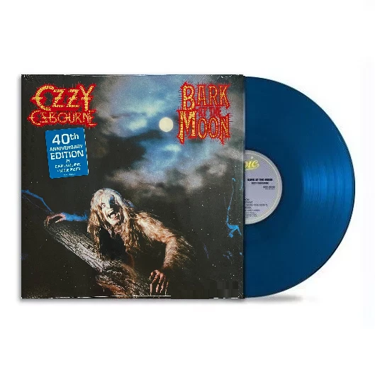 OZZY OSBOURNE - BARK AT THE MOON 40th Anniversary - LP Blue Cobalt VINYL NEW