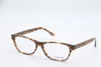 NEW VANNI V1259 A216  BROWN AUTHENTIC FRAMES EYEGLASSES FRAMES 53-15