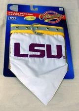 NCAA Louisiana State University LSU - Pet Reflective Bandana Collar -(L)