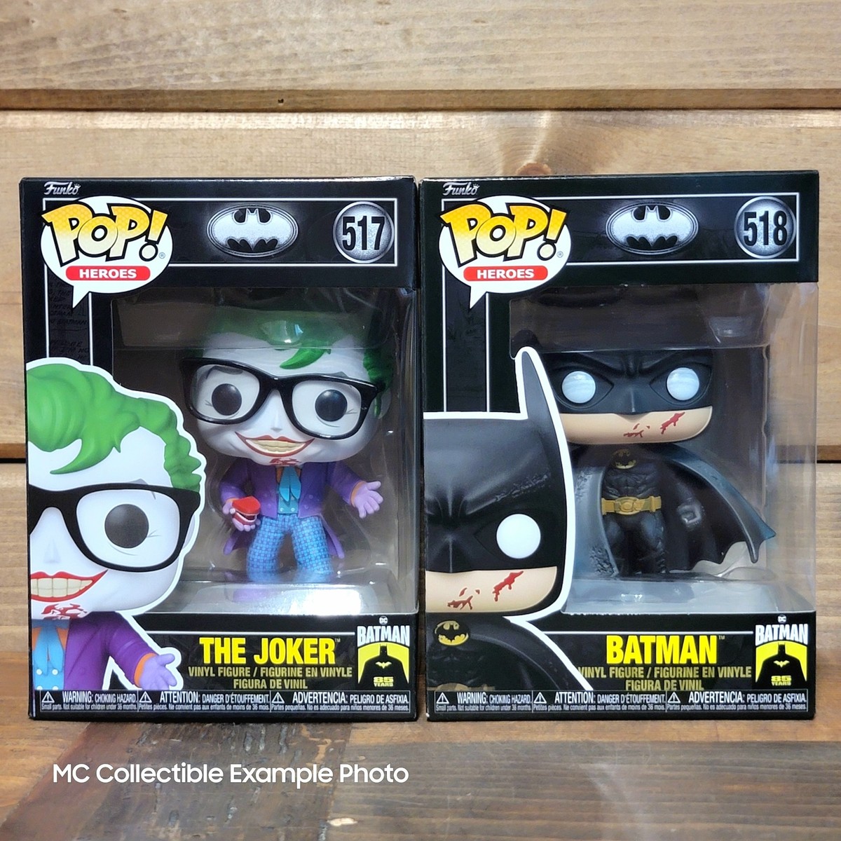 Batman 85th Anniversary The Joker 517 Batman 518 Heroes Funko Pop