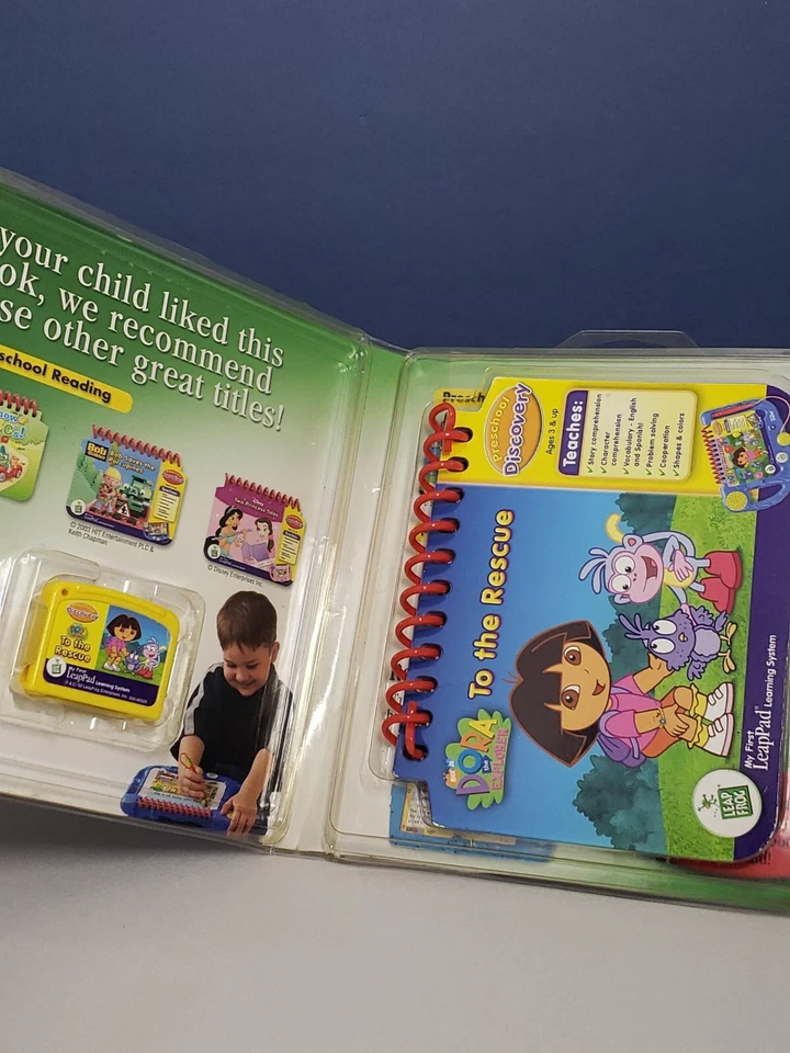 Leap Frog Dora To The Rescue My First LeapPad Preschool Book Cartridge - Image 4 of 4