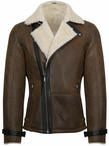 Mens Tan German Double Breasted Real 