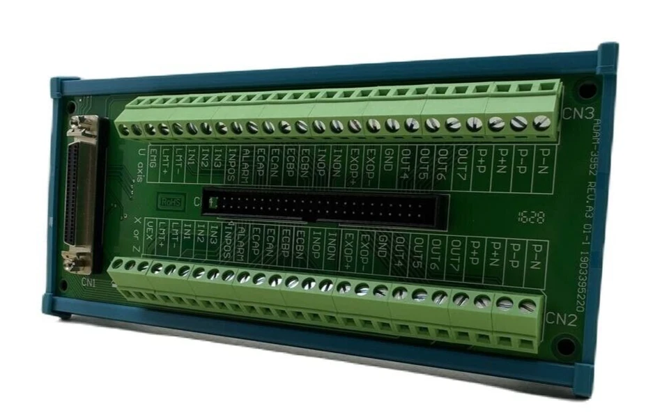 ADVANTECH ADAM-3952-AE CIRCUIT BOARD, PCI-1240 WIRING TERMINAL, DIN-RAIL MOUNT - Image 4 of 4