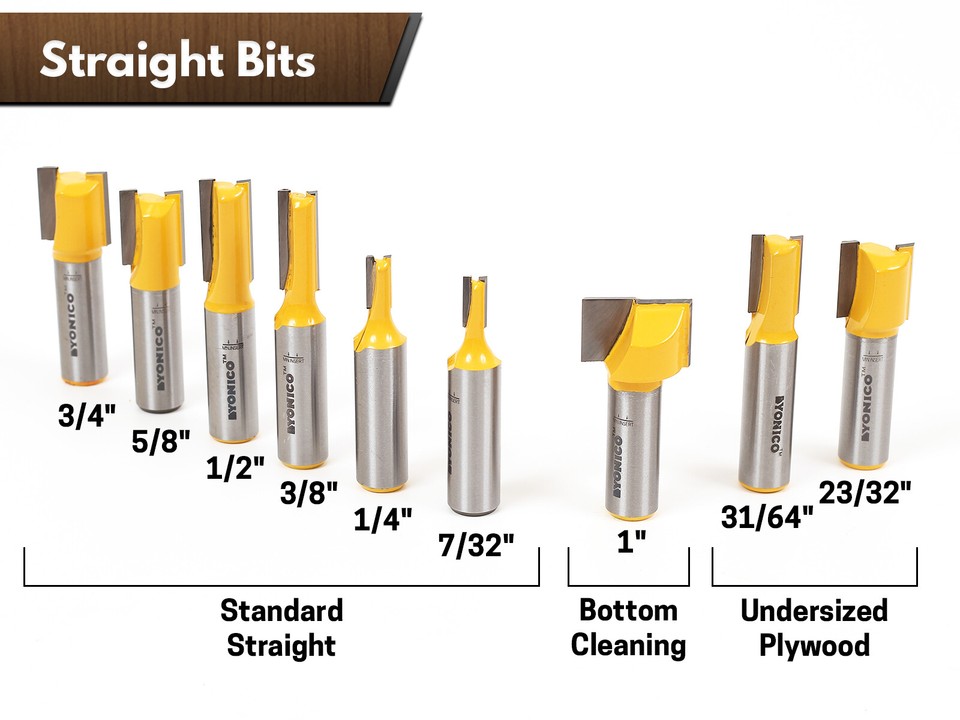70 Bit Professional C3 Carbide Router Bit Set - 1/2