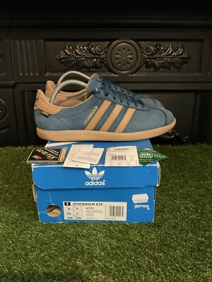 Adidas Stockholm GTX UK7,5 SNS Blau 7,5 AC7753 Spzl Spezial 08/2017 Goretex RAR