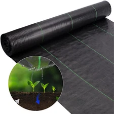 3.2oz Heavy Duty Landscape Fabric Woven Weed Barrier Control Ground Cover Cloth