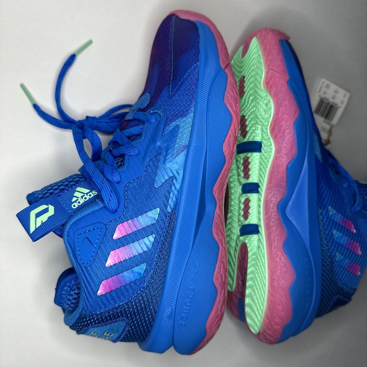 Adidas DAME6 バスケットボールシューズ　ブルー　30cm バッシュ Adidas DAME6 バスケットボールシューズ ブルー 30cm バッシュ