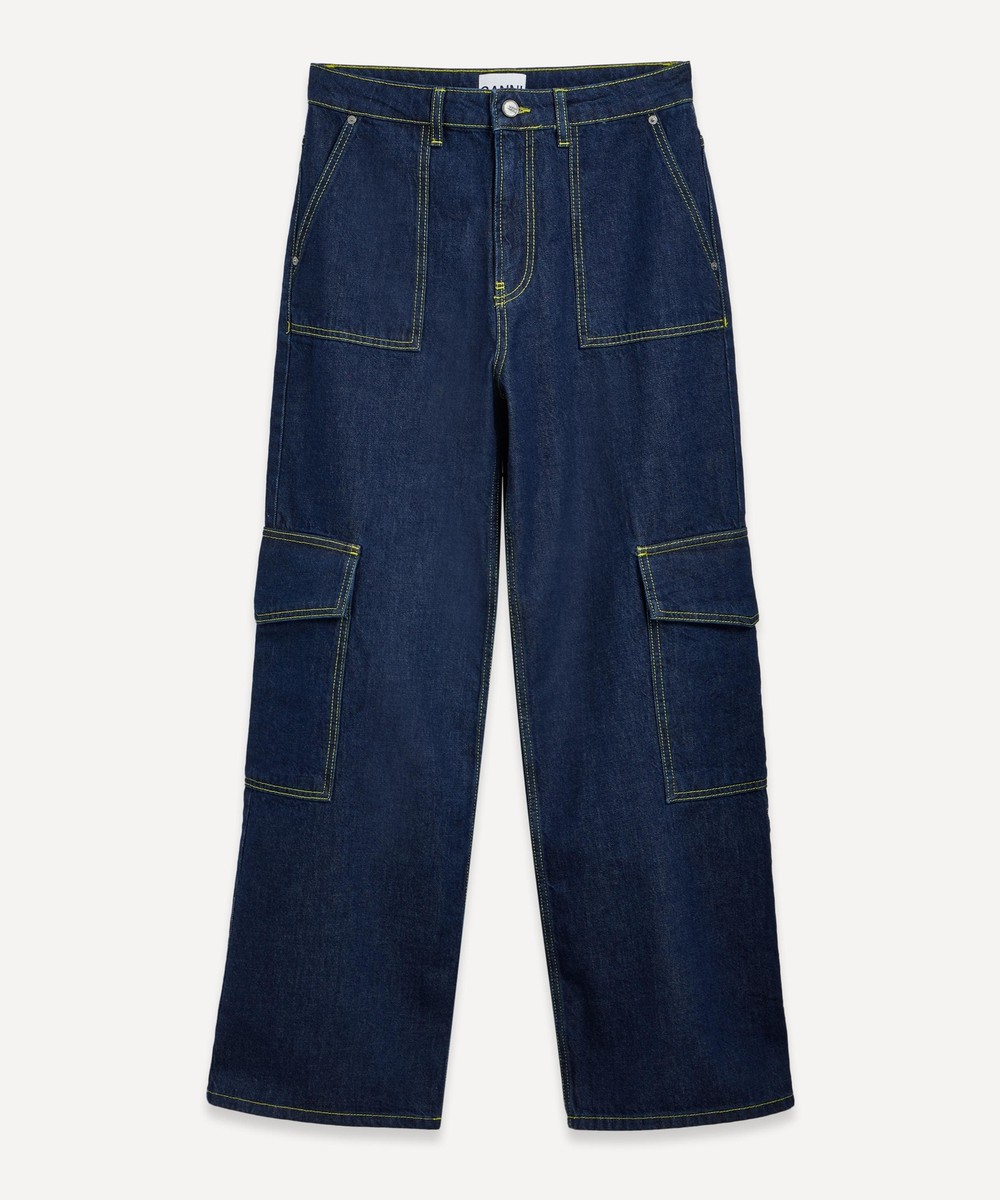 【YOURNUS】Miles Crop Cargo Denim Mid Rise Wide Cargo Jeans – Inspired Wings Fashion