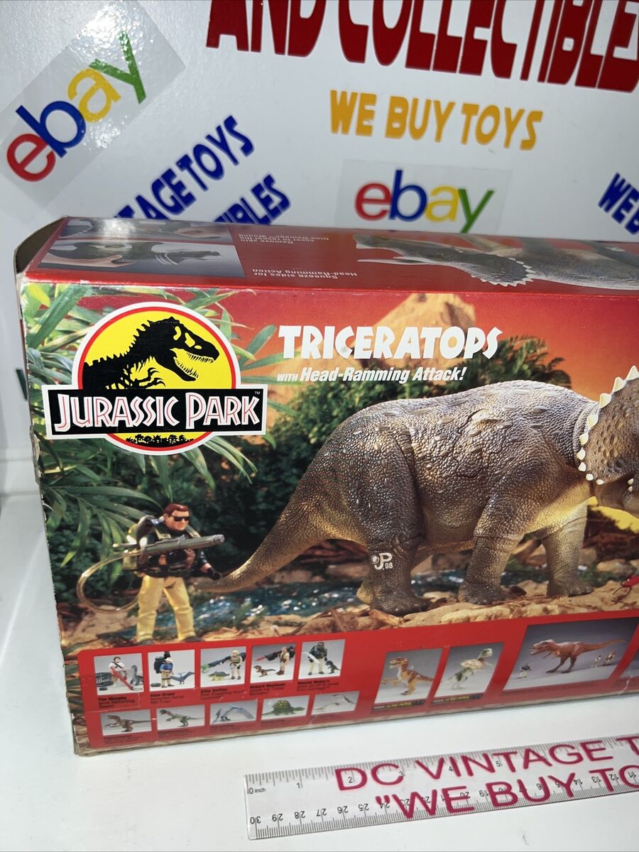 1993 Jurassic Park Triceratops JP08 w/Dino-Damage Wound 1993 Jurassic Park Triceratops JP08 w/Dino-Damage Wound