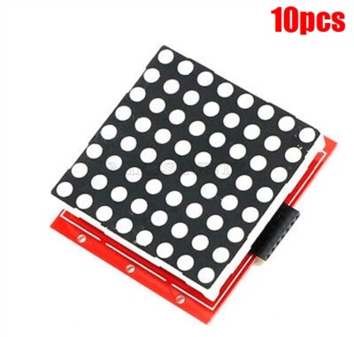 10Pcs Raspberry Cascade Display Module For Arduino Module 8X8 Control Dot Mat wu