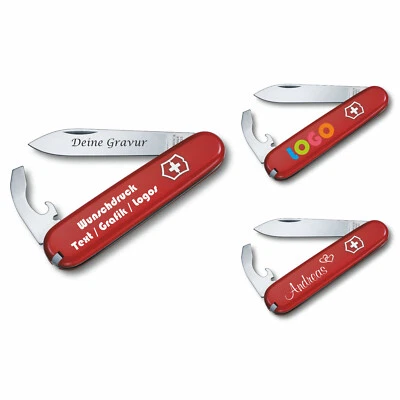 Victorinox Schweizer Taschenmesser Bantam rot personalisiert mit Namen 0.2303