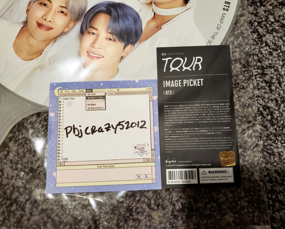 BTS OFFICIAL OT7 GROUP Image Picket Map of the Soul Tour 7 MOTS
