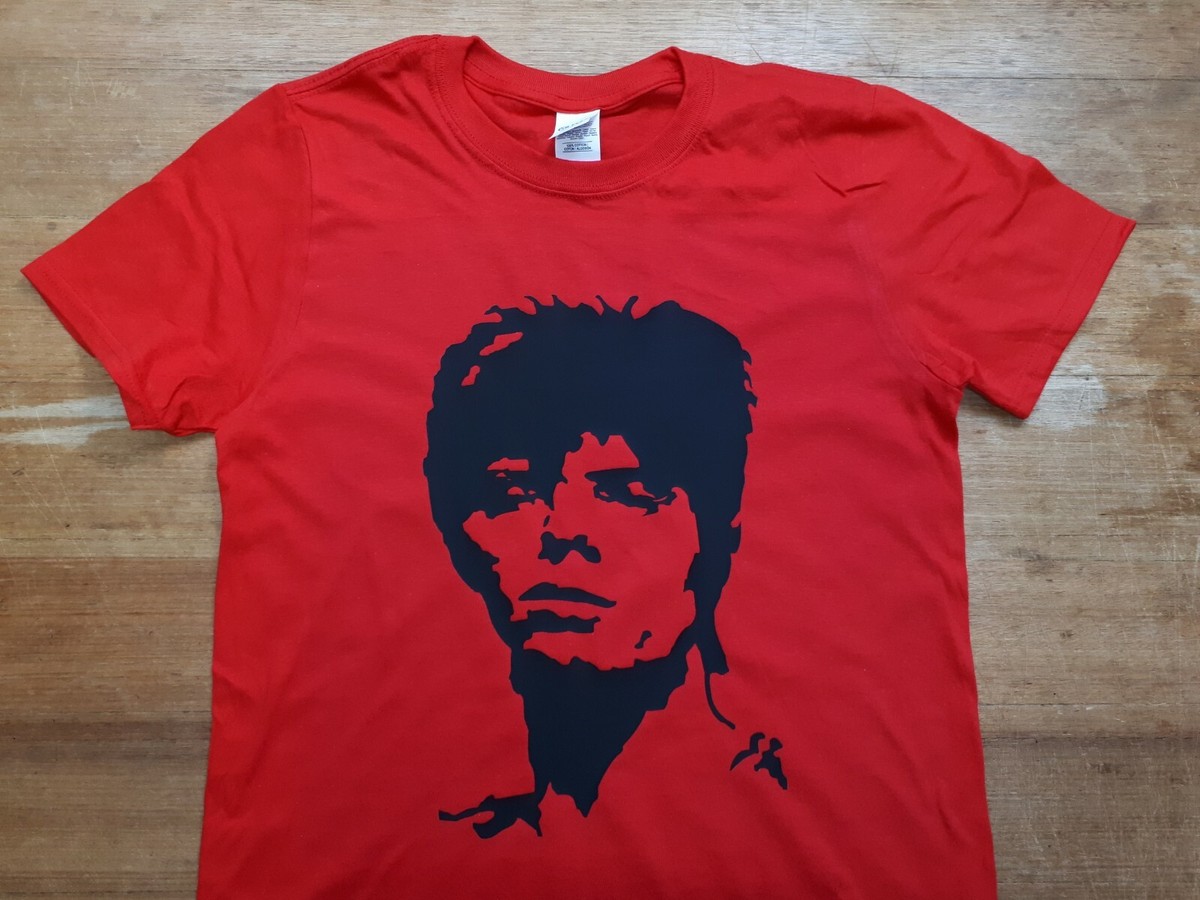 David Bowie Rare T-shirt Album Vinyl 60s 70s Vintage Style David Bowie Rare T-shirt Album Vinyl 60s 70s Vintage Style