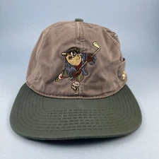 Vtg VERY RARE Taz Bugs Bunny Slam It Snapback Cap Hat 1990’s Looney Tunes Pocket