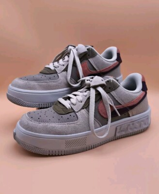 Damen Nike Air Force 1 Fontanka Rattan Turnschuhe UK6 | Sneaker Schuhe AF1 sehr guter Zustand