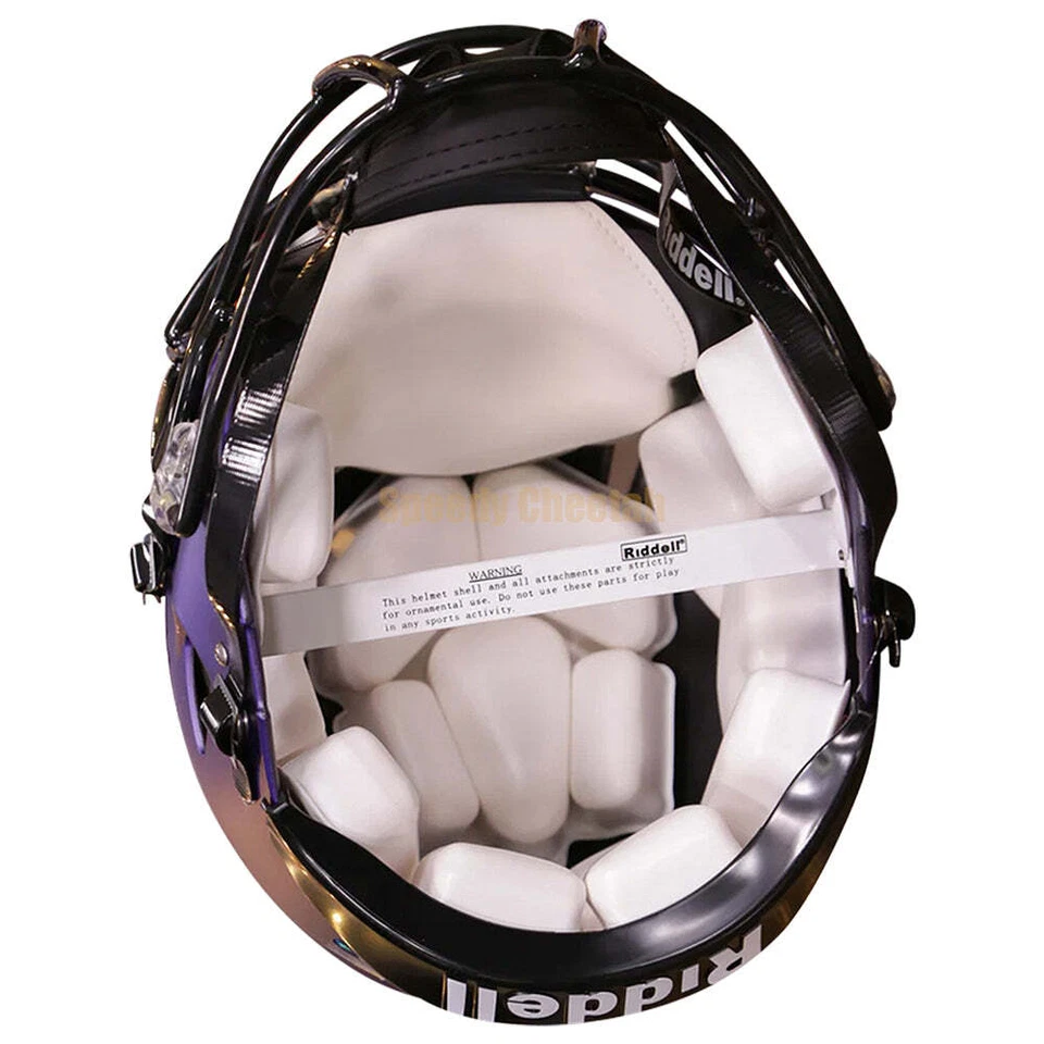 TCU Horned Frogs Purple Riddell Speed Full Size Authentic Football Helmet - Изображение 4 из 4