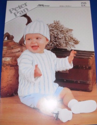 Peter Pan D.K. Kinder Jacke & Mütze Häkelanleitung P515