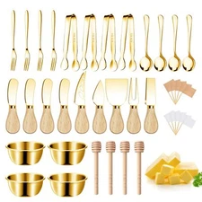 Charcuterie Boards Accessories Gold Charcuterie Utensils Cheese Butter Spread...