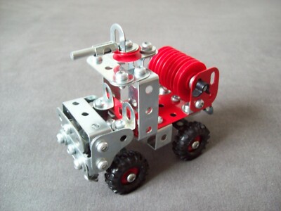 Meccano Erector Set 303 - 181 Teile (Komplett + Anleitung)