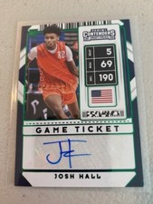 2020 PANINI CONTENDERS DRAFT JOSH HALL PROSPECT TICKET AUTO