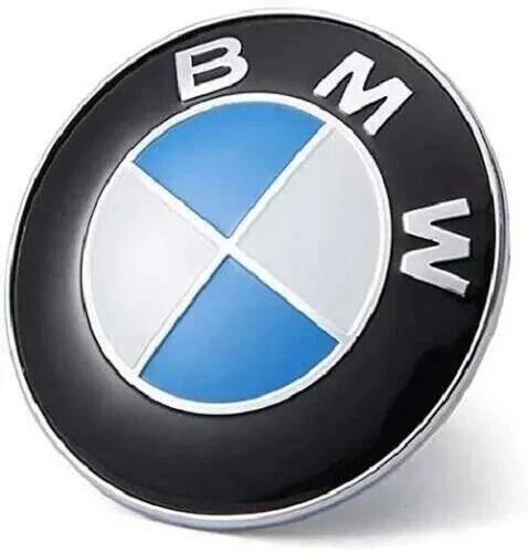 For BMW Emblems 82mm+74mm Hood&Trunk BMW Logo Replacement E30 E36 E46 Universal - Image 4 of 4