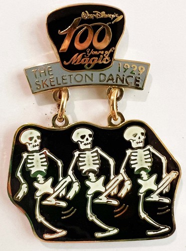 Skeleton Dance 100 Years of Magic Japan Disney Pin L03 - Picture 2 of 2