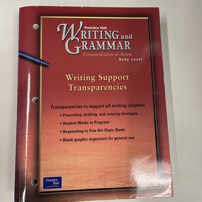 Writing and Grammar, Writing Support Transparencies -   Wilson (Paperback, 2001)