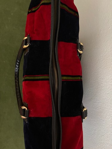 Roberta di Camerino tote red green velvet VIntage - 第 15/18 張圖片