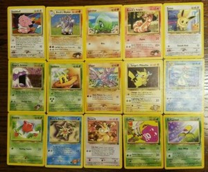 Pokemon Original Base Set To Legendary Collection Older Cards 15 Card Abc Ebay