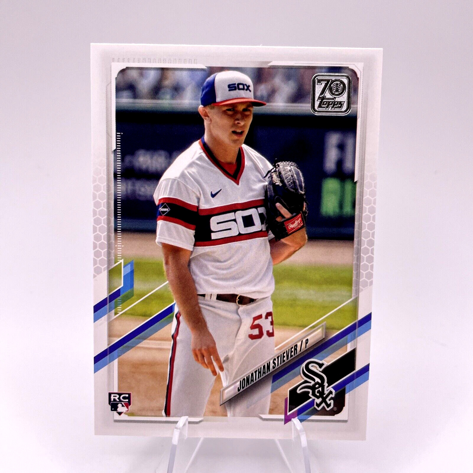JONATHAN STIEVER 2021 Topps Series 2 #528 Photo Image Variation Rookie SP RC