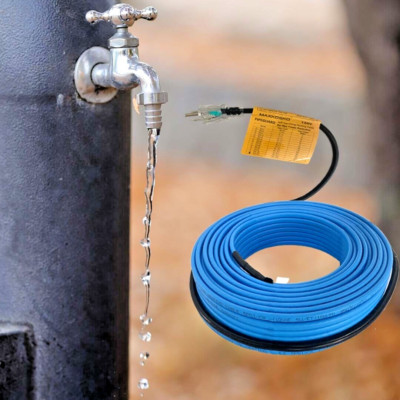 MAXKOSKO Pipe Heat Tape for Pipe Freeze Protection, Self-Regulating 120V