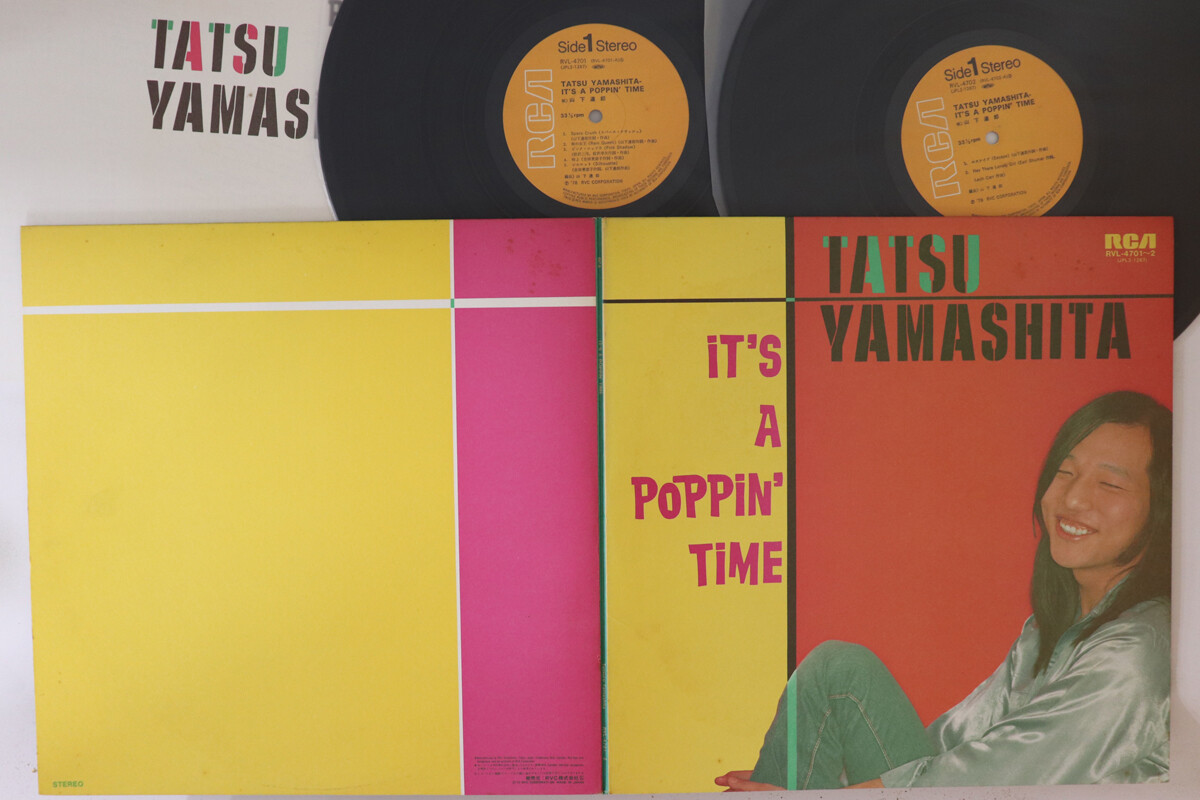 2discs LP 山下達郎 It&#039;s A Poppin&#039; Time RVL47012 RCA /00500 2LP TATSURO YAMASHITA It's A Poppin' Time RVL47012 RCA JAPAN