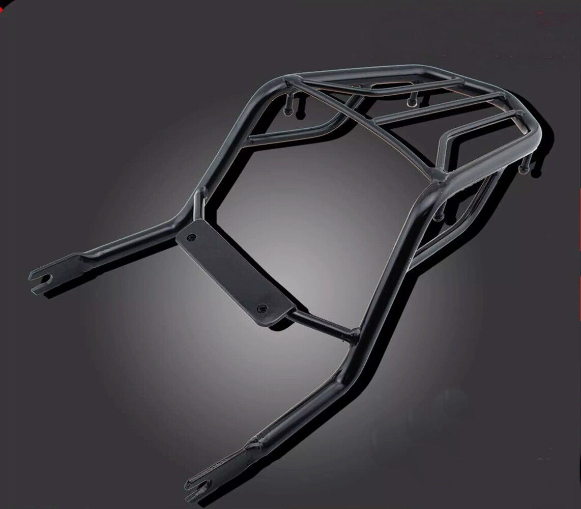 P3 Honda Monkey Rack 125 Rear Luggage Carry Z125 Black Chrome