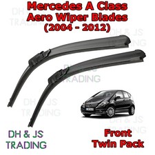 (04-12) Limpiaparabrisas aerodinámicos Mercedes Benz Clase A / Limpiadores planos delanteros Merc Clase A