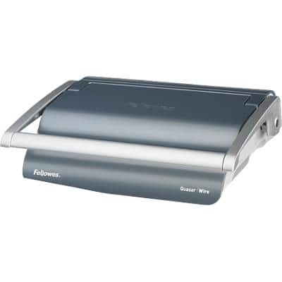 1 bis 6x Fellowes Drahtbindegerät Quasar Wire, anthrazit-glänzend - MENGENRABATT