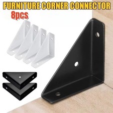 8pcs AngleCorner Brackets Fasteners Protector Right Triangular AngleCorner Stand